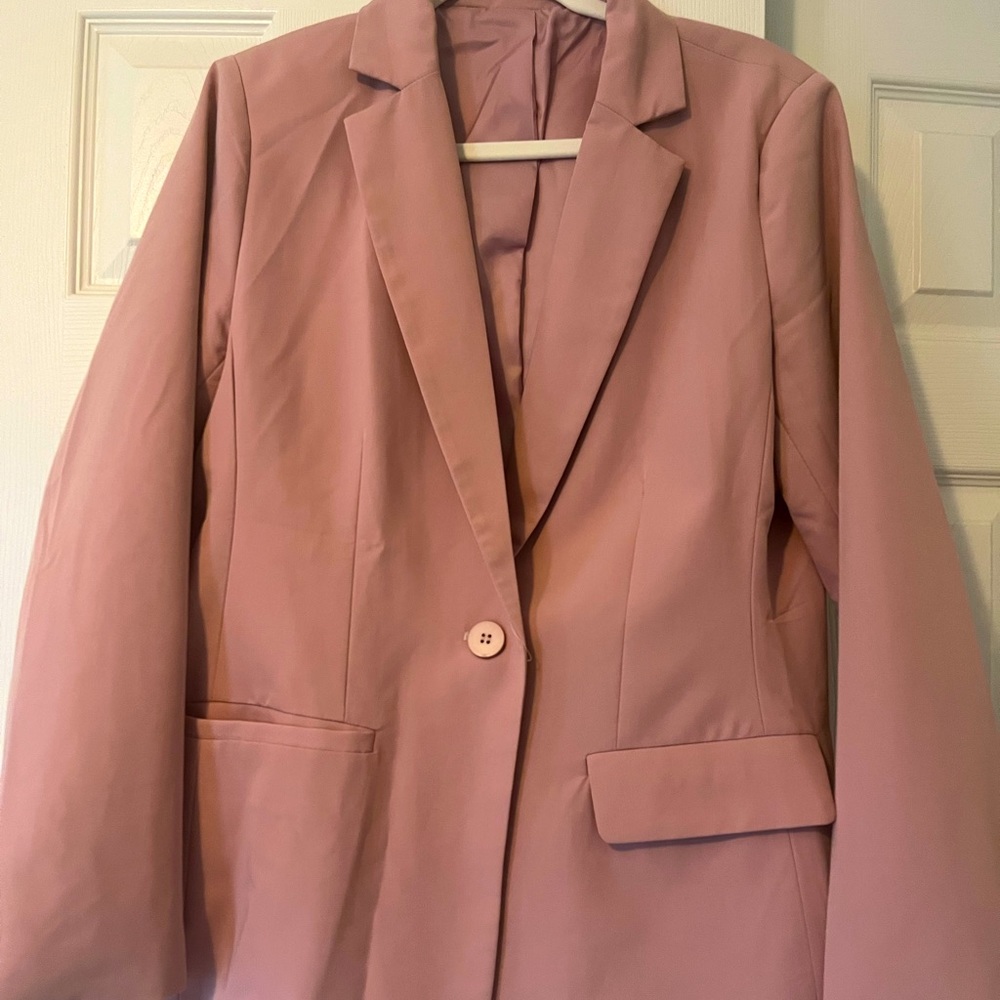 Pink blazer